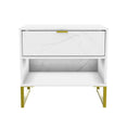 Diego Double 1 Drawer Bedside Cabinet