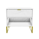 Diego Double 1 Drawer Bedside Cabinet