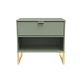 Diego Double 1 Drawer Bedside Cabinet