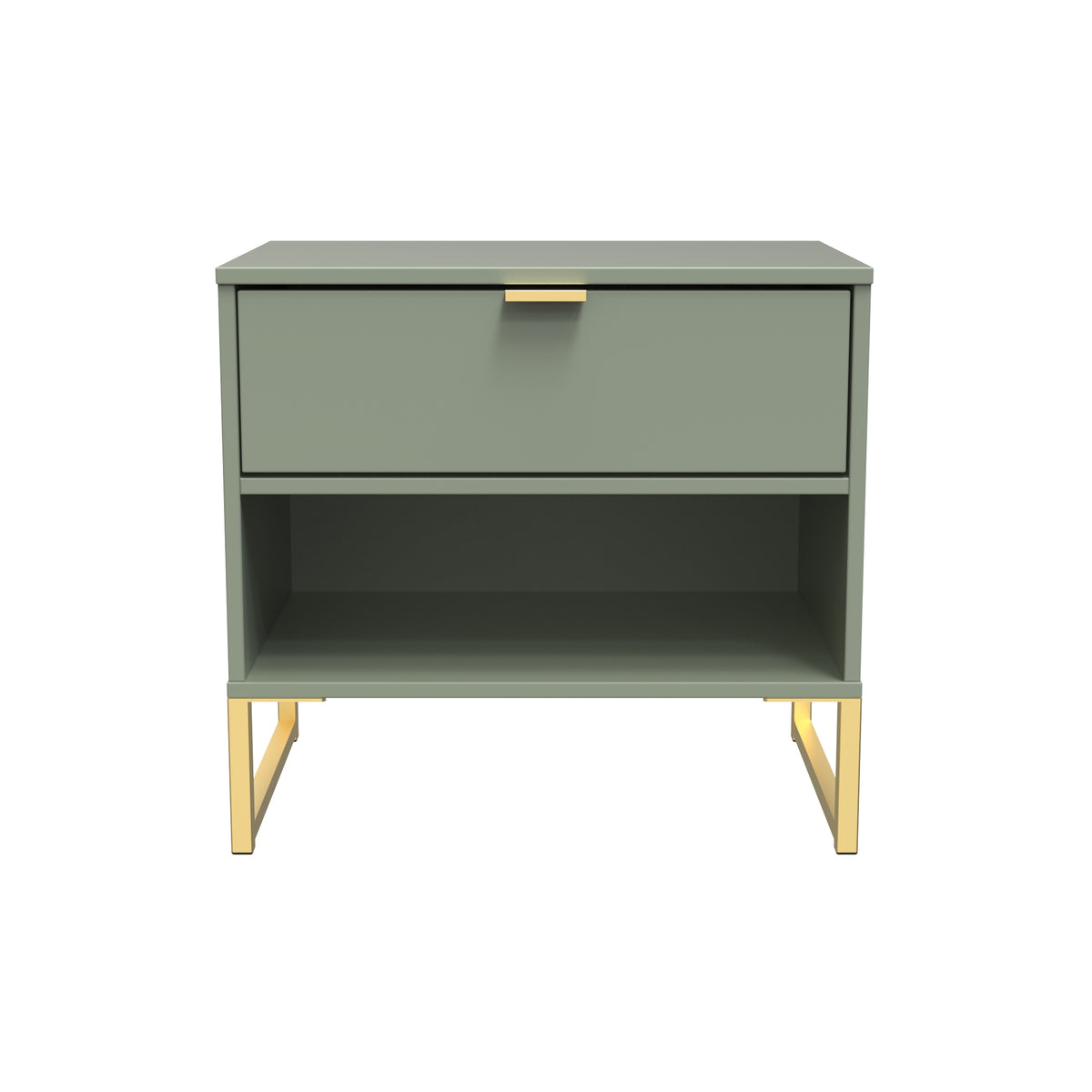 Diego Double 1 Drawer Bedside Cabinet