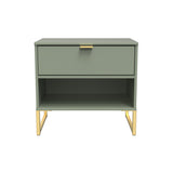 Diego Double 1 Drawer Bedside Cabinet