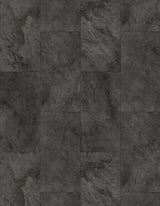 Allora Rigid Tile Vinyl Flooring Dark Slate