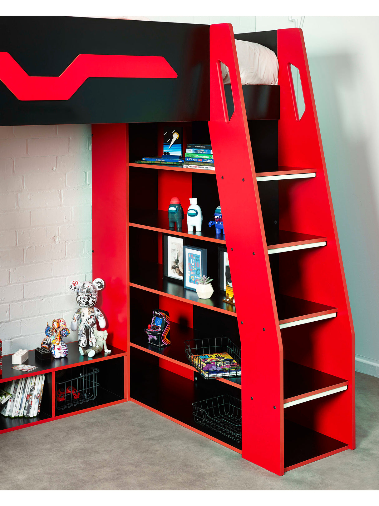 Eagle Gaming High Sleeper Bed with Desk