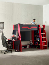 Eagle Gaming High Sleeper Bed with Desk