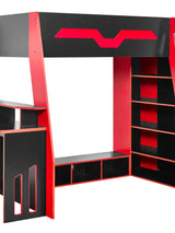 Eagle Gaming High Sleeper Bed with Desk