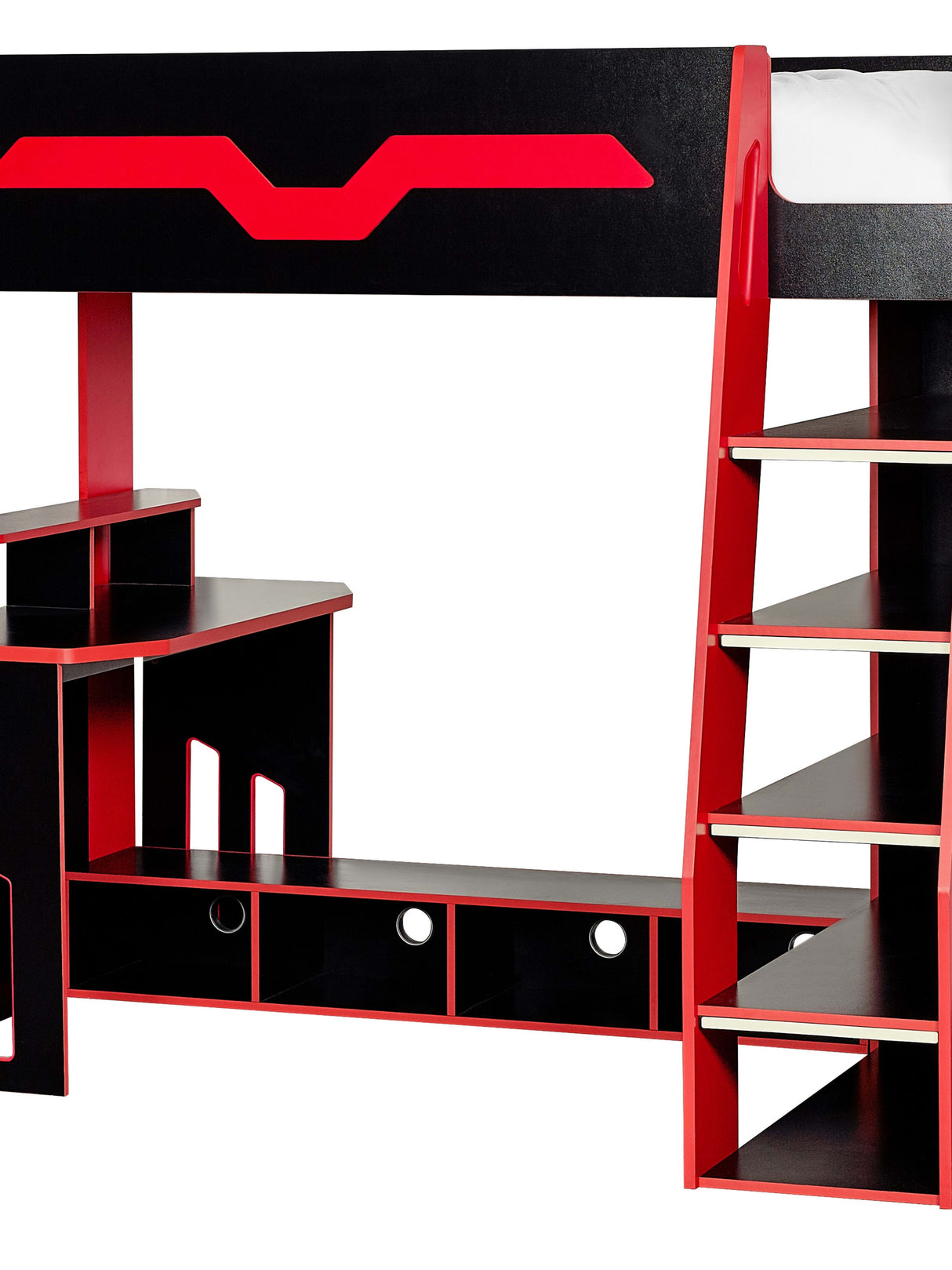 Eagle Gaming High Sleeper Bed with Desk