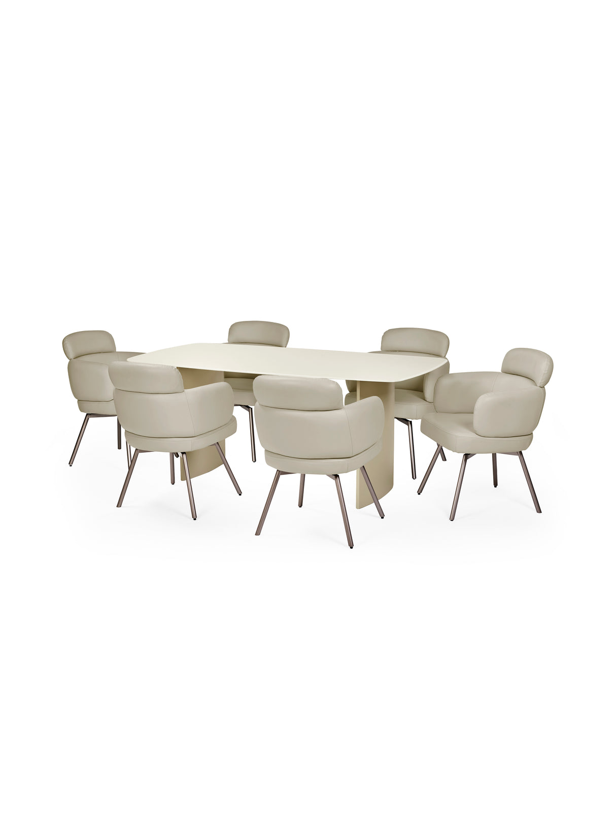 Element Rectangular Glass Table