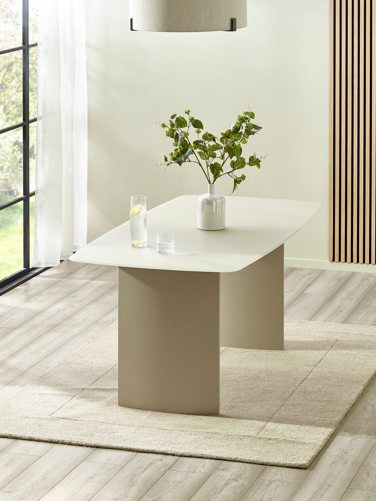 Element Rectangular Glass Table