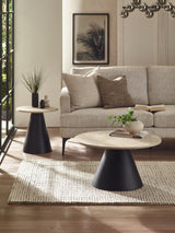 Elgon Round Coffee and Side Table Set