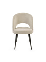 Ella Curved Back Upholstered Dining Chair (Set of 2)