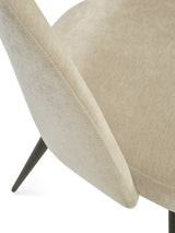 Ella Curved Back Upholstered Dining Chair (Set of 2)