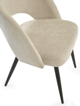 Ella Curved Back Upholstered Dining Chair (Set of 2)