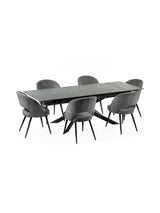 Ella Curved Back Upholstered Dining Chair (Set of 2)