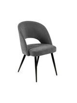 Ella Curved Back Upholstered Dining Chair (Set of 2)