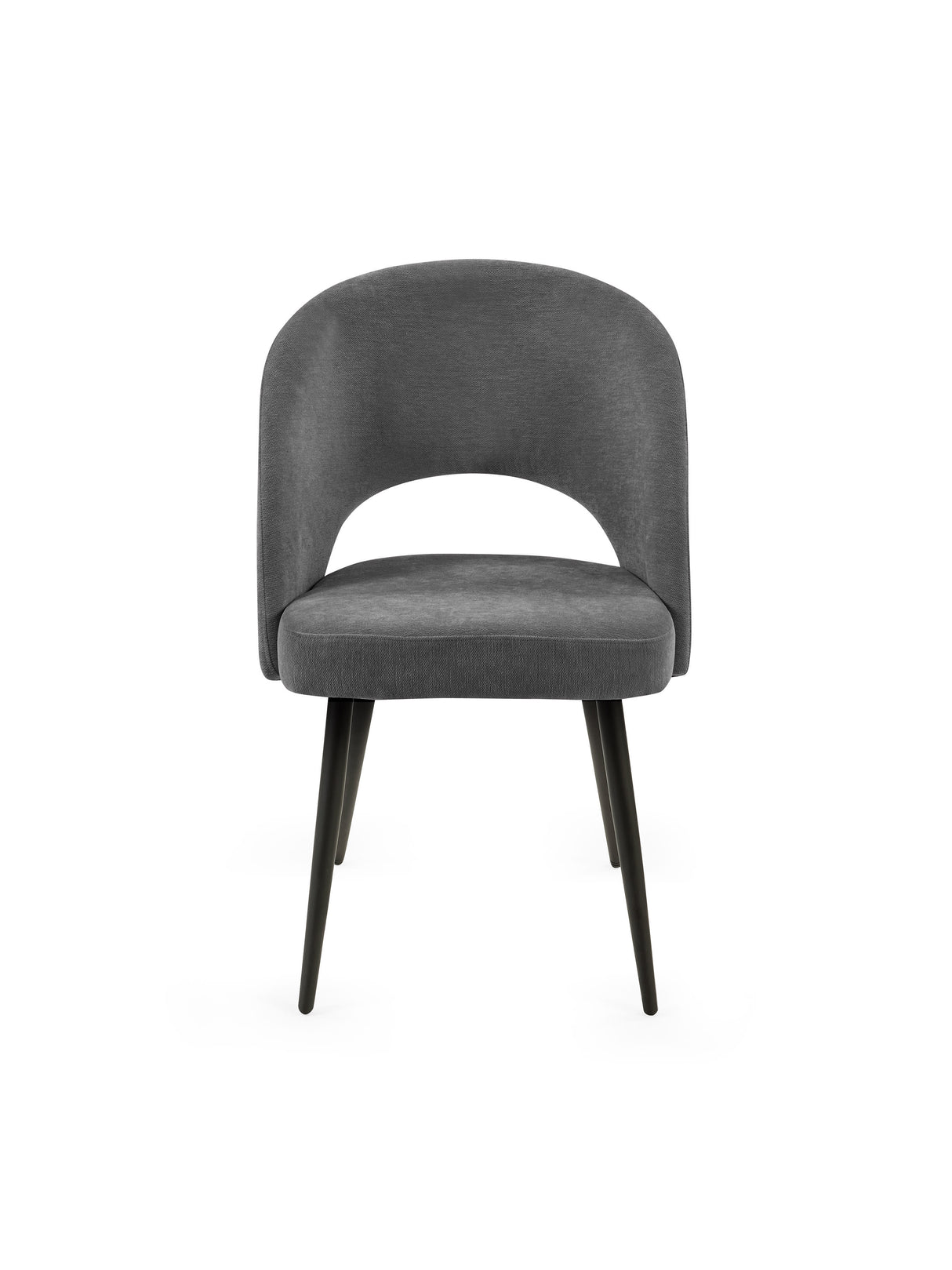 Ella Curved Back Upholstered Dining Chair (Set of 2)