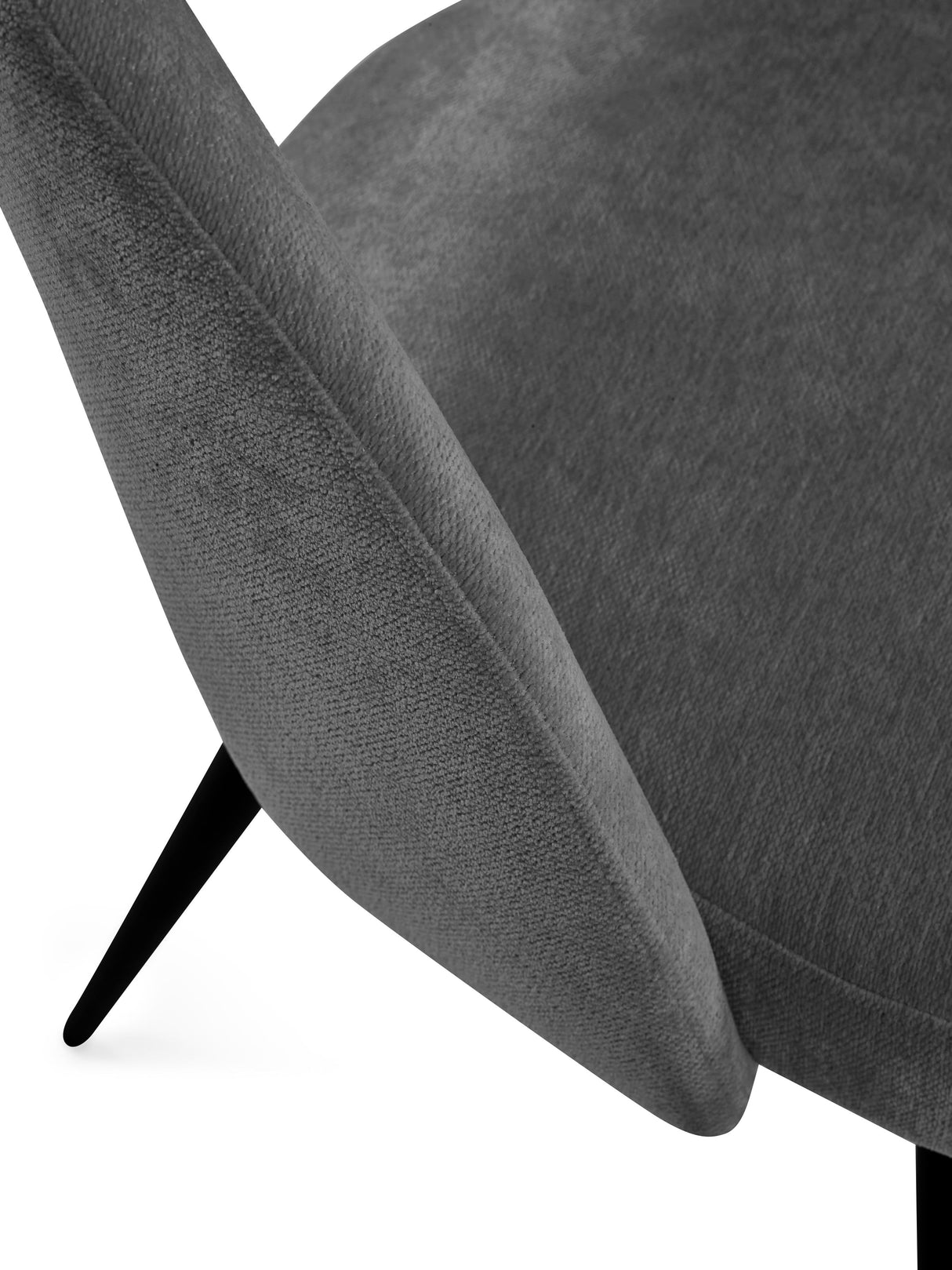 Ella Curved Back Upholstered Dining Chair (Set of 2)