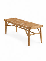 Elodie Rattan Bench