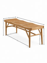 Elodie Rattan Bench
