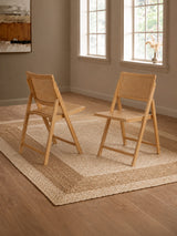 Elodie Folding Rattan Chair (Set of 2)