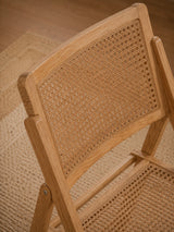 Elodie Folding Rattan Chair (Set of 2)