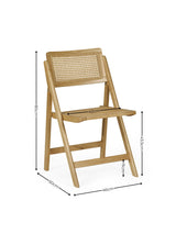 Elodie Folding Rattan Chair (Set of 2)