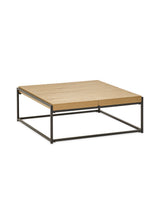 Ezra Square Coffee Table with Reversible Tray Tops