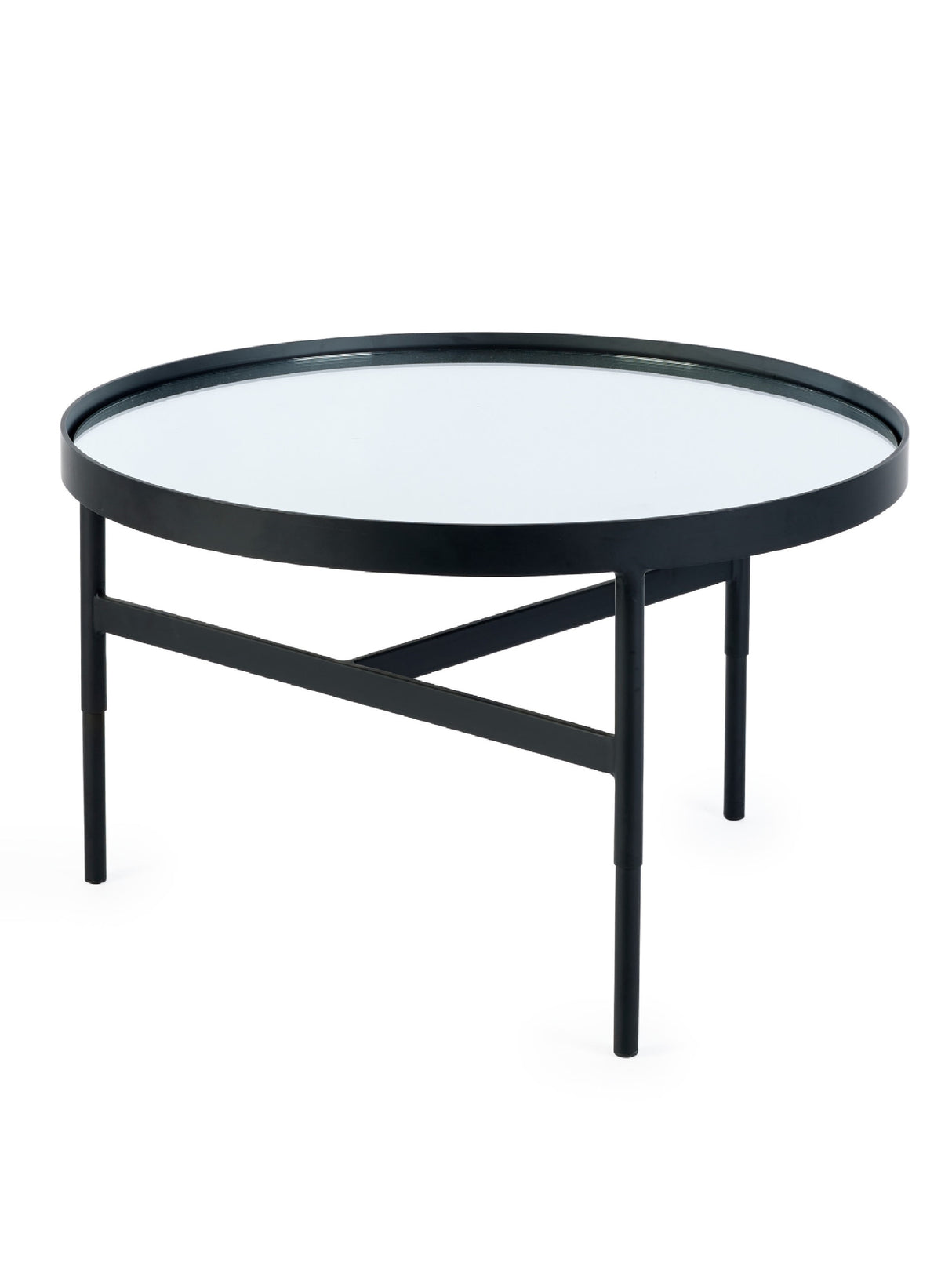 Franki Round Glass Top Coffee Table