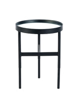 Franki Round Glass Top Side Table