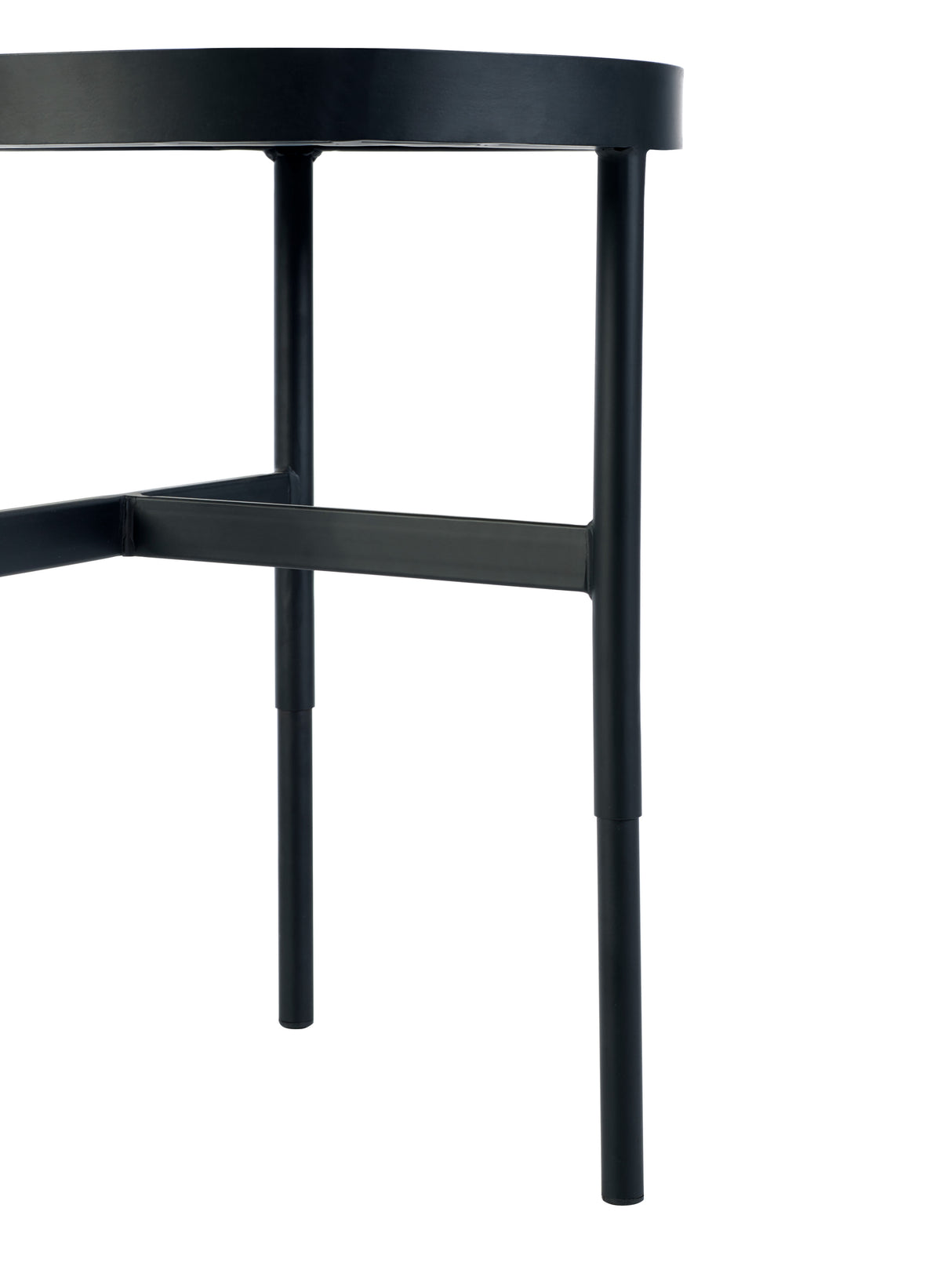 Franki Round Glass Top Side Table