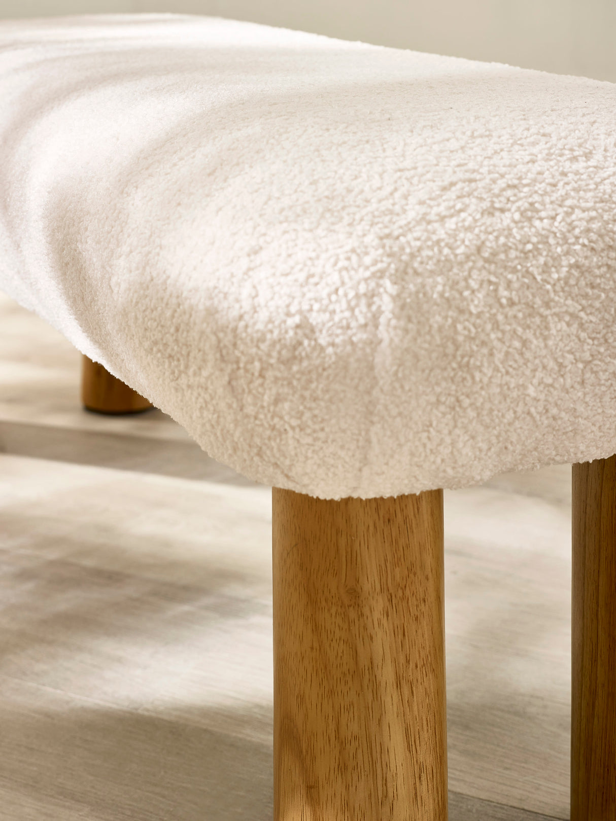 Freya Low Upholstered 2 Seater Bench