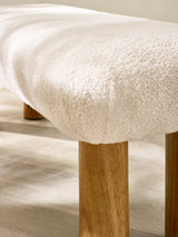 Freya Low Upholstered 2 Seater Bench