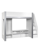 Gaia High Sleeper TV Bed with Stairs