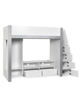 Gaia High Sleeper TV Bed with Stairs