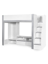 Gaia High Sleeper TV Bed with Stairs