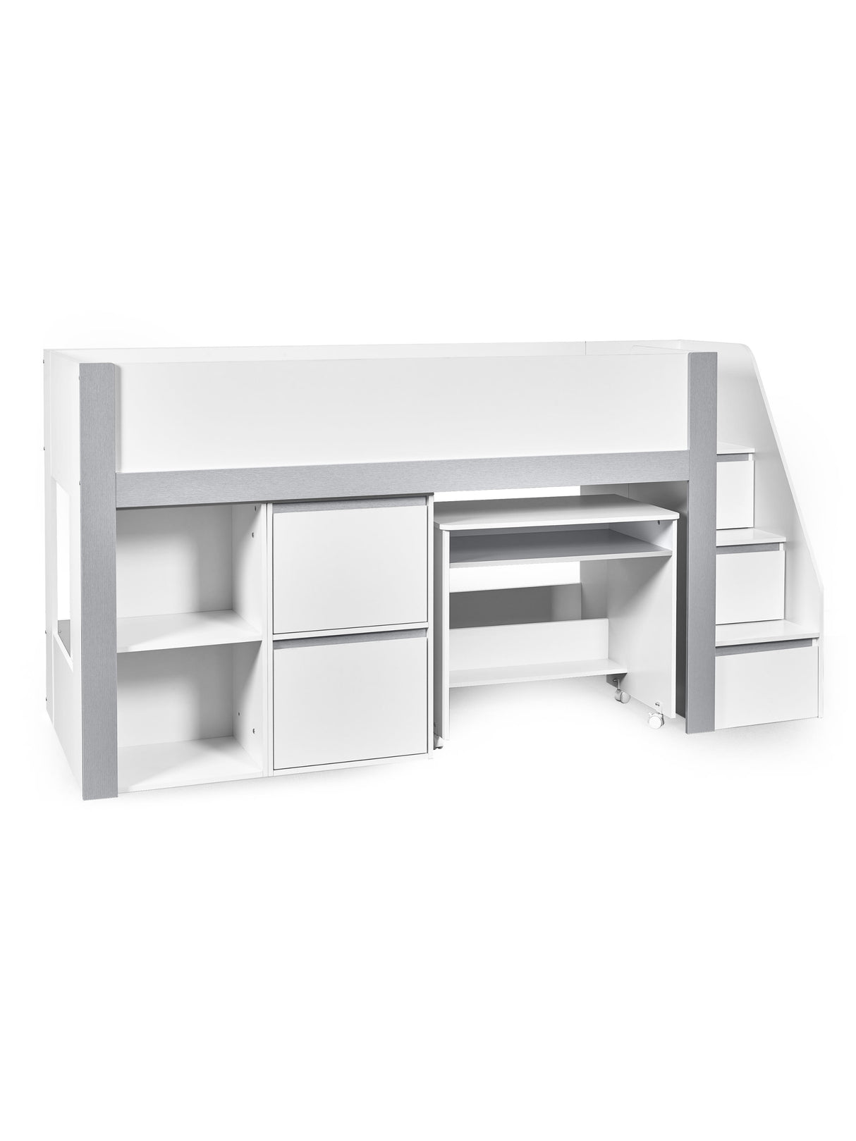 Gaia Mid Sleeper Bed with Stairs