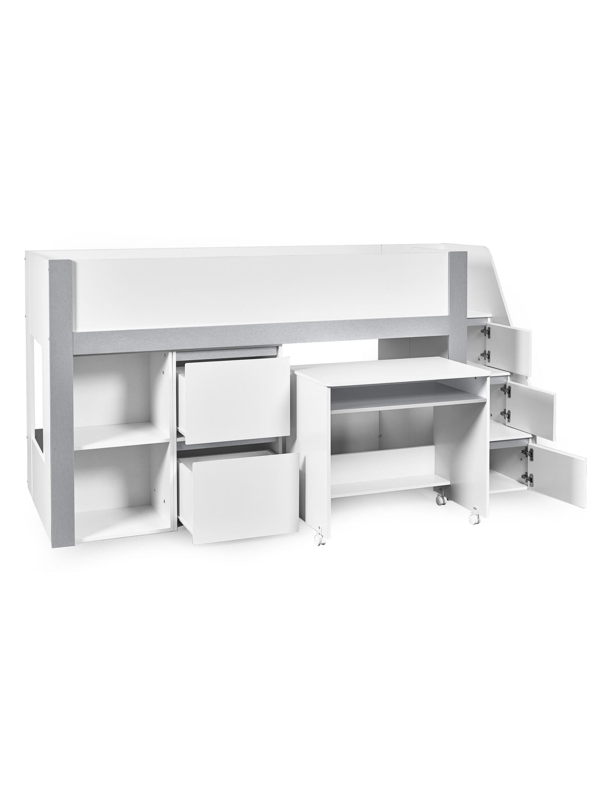 Gaia Mid Sleeper Bed with Stairs