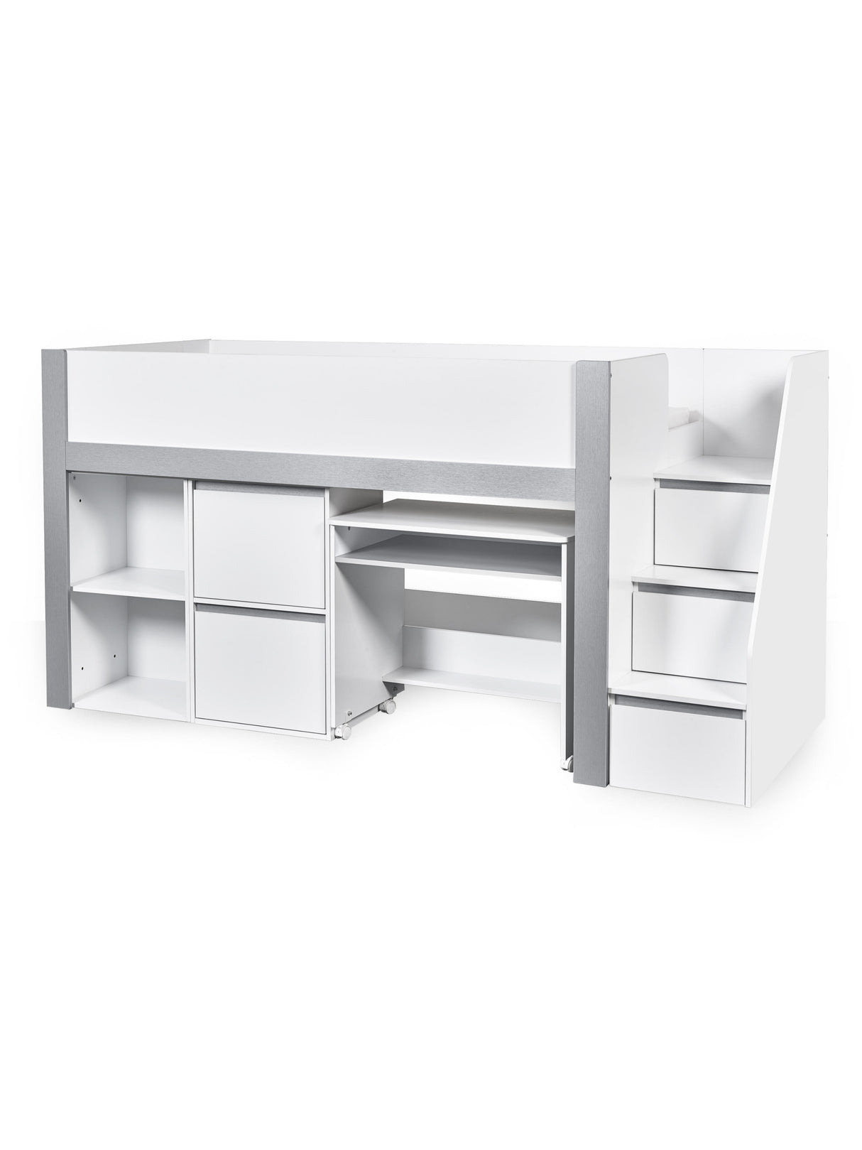 Gaia Mid Sleeper Bed with Stairs