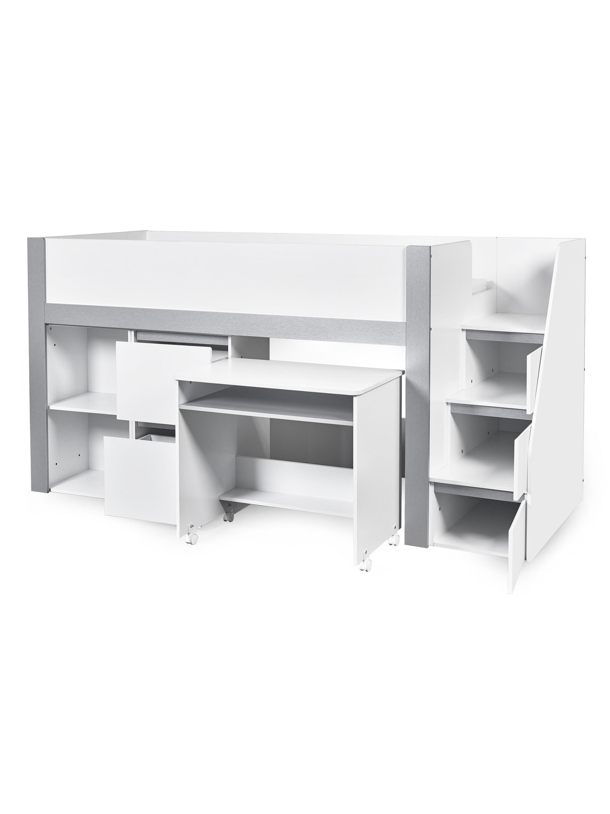 Gaia Mid Sleeper Bed with Stairs