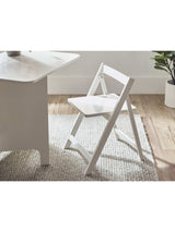 Gatan 2 Seater Compact Drop Leaf Dining Set with Folding Chairs