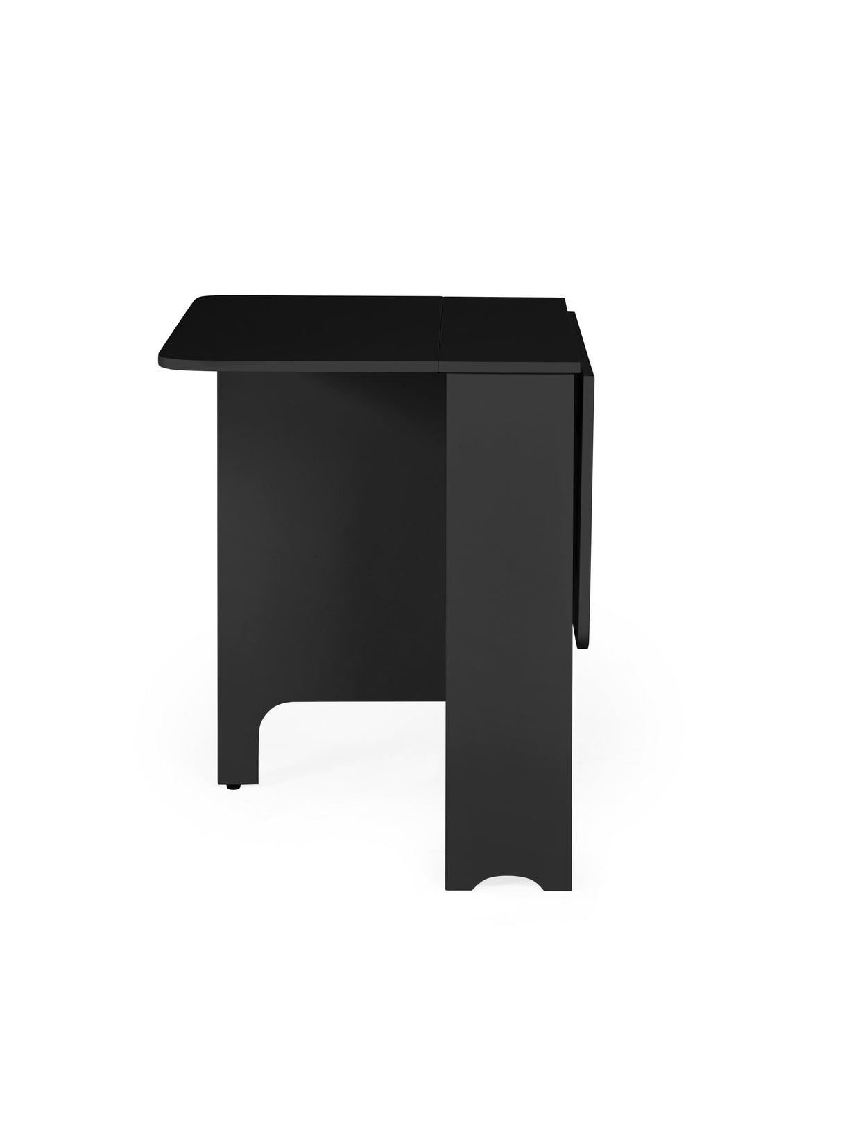 Gatan 2 Seater Compact Drop Leaf Dining Set with Folding Chairs