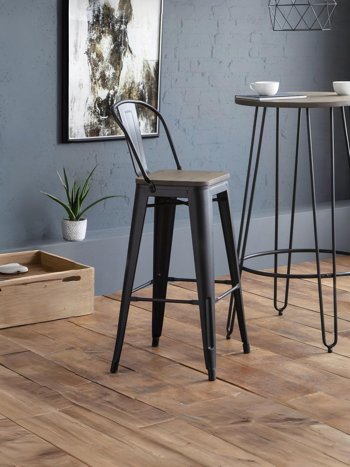 Grafton Metal Bar Stool (Set of 2)