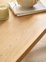 Haddon Rectangular Coffee Table with Cross Leg Base