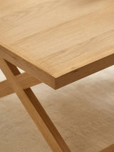 Haddon Rectangular Coffee Table with Cross Leg Base