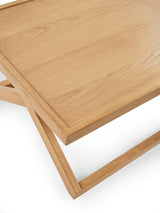 Haddon Rectangular Coffee Table with Cross Leg Base