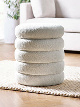 Hailey Upholstered Stacked Storage Ottoman