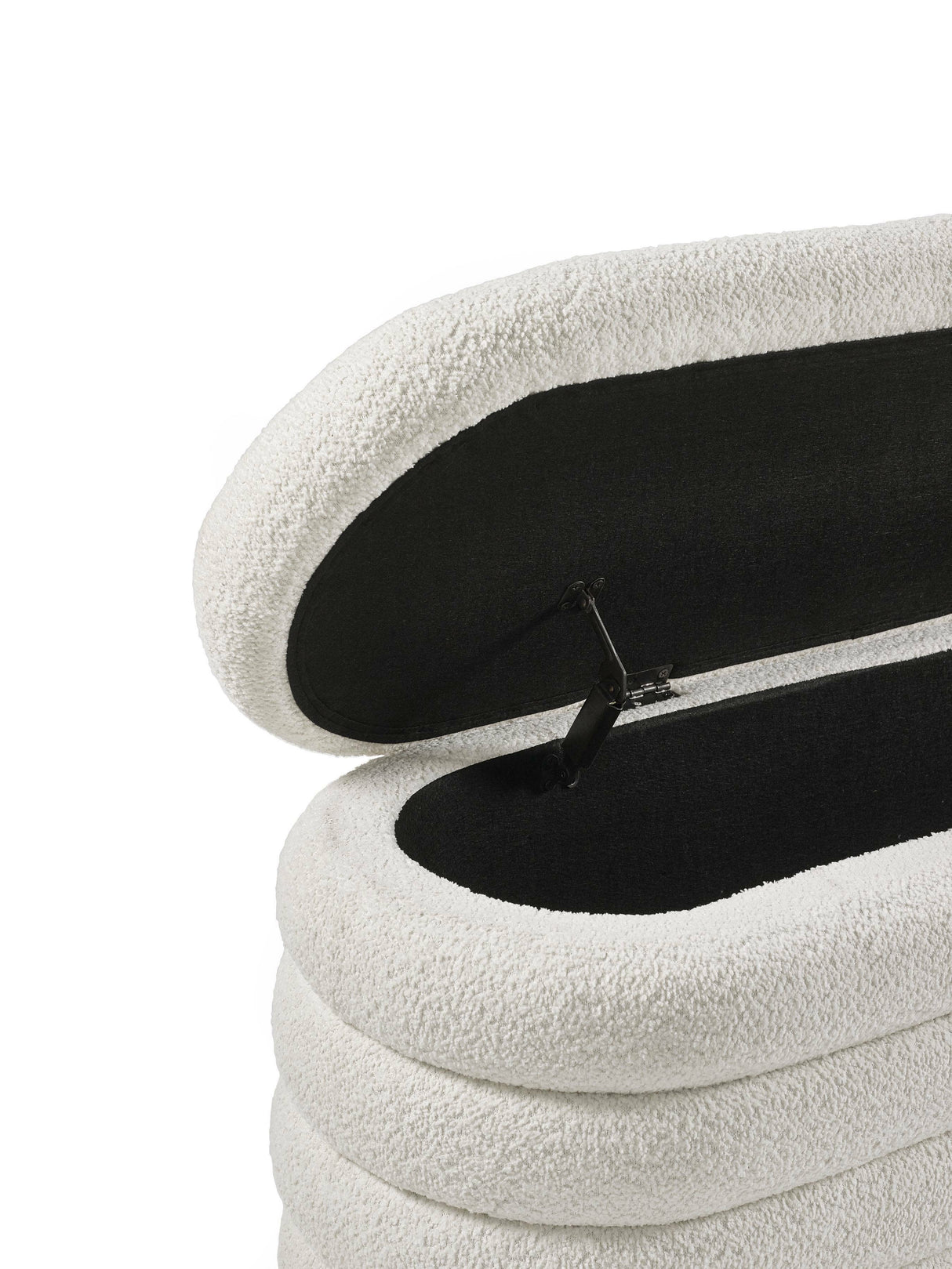 Hailey Upholstered Stacked Storage Bench