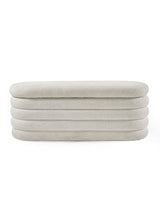 Hailey Upholstered Stacked Storage Bench