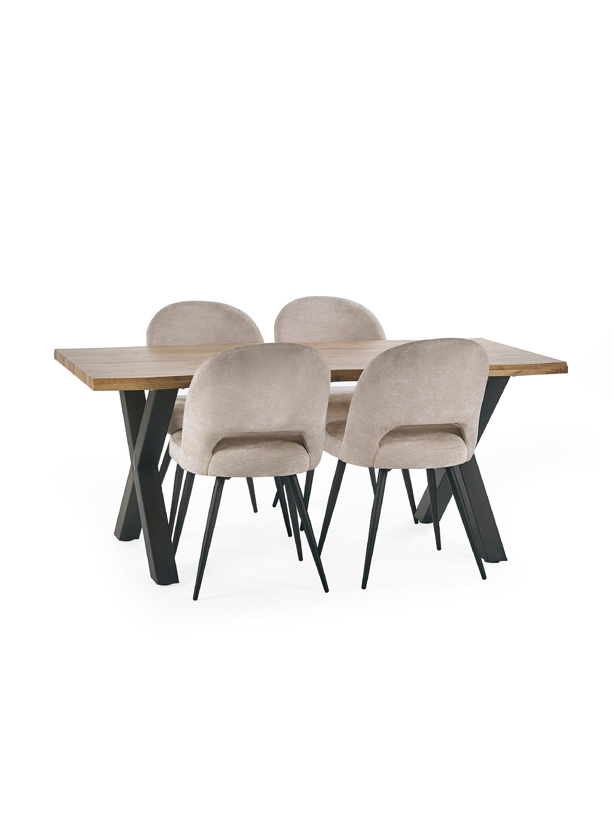 Harvey Live Edge Rectangular 4-6 Seater Dining Table