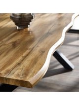 Harvey Live Edge Rectangular 4-6 Seater Dining Table