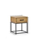 Harlow 1 Drawer Bedside